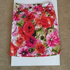 Easter floral pencil skirt size 14
